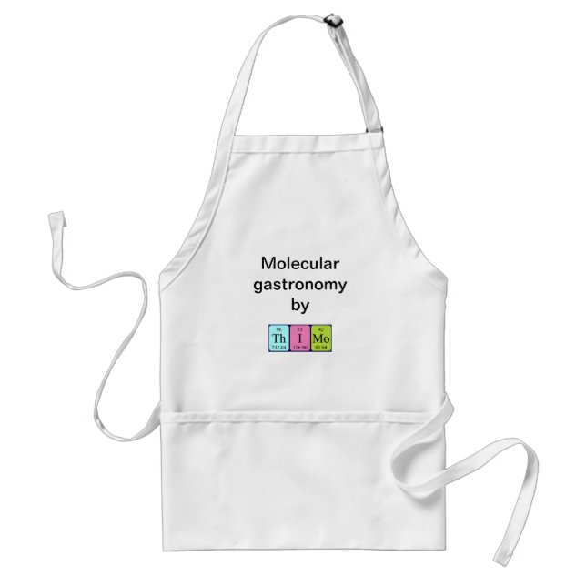 Thimo periodic table name apron (Front)