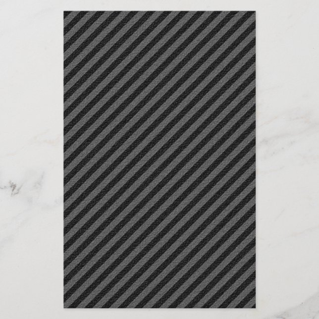 Thin Black and Grey Diagonal Stripes Flyer (Front)