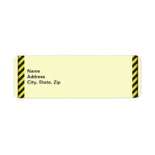 Thin Black and Yellow Diagonal Stripes