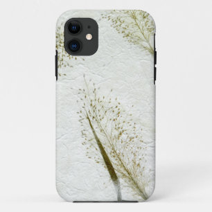 Thin blades of grass Japanese rice paper iPhone 11 Case