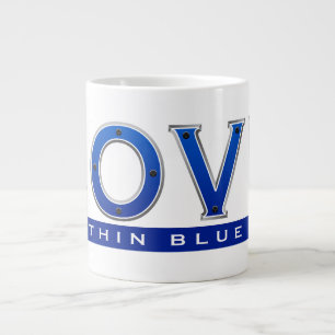 Thin Blue Line 15oz Large Coffee Mug