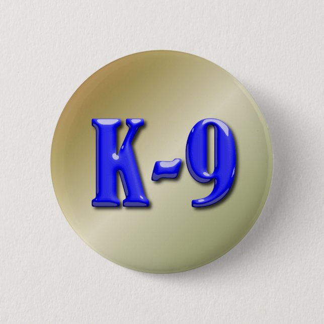 Thin Blue Line 6 Cm Round Badge (Front)