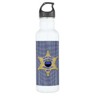 Thin Blue Line 710 Ml Water Bottle