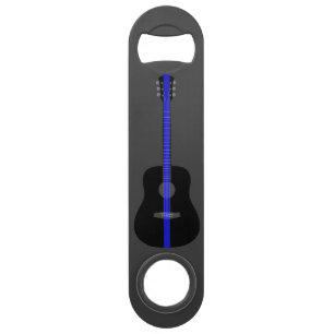 Thin Blue Line Acoustic Guitar