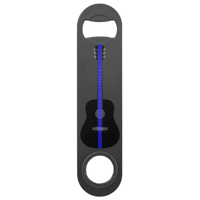 Thin Blue Line Acoustic Guitar (Front)