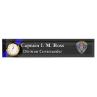 Thin Blue Line - Agency Patch Desk Name Plate