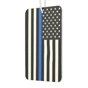 Thin Blue Line American Flag Car Air Freshener