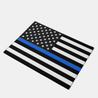 Thin Blue Line American Flag