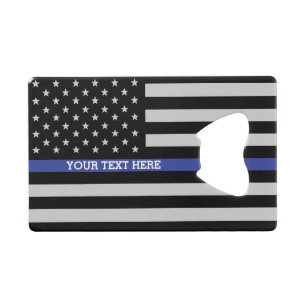 Thin Blue Line - American Flag Personalised Custom