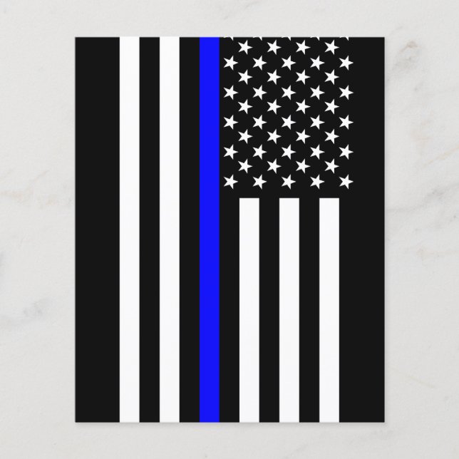 Thin Blue Line American Style Flyer (Front)