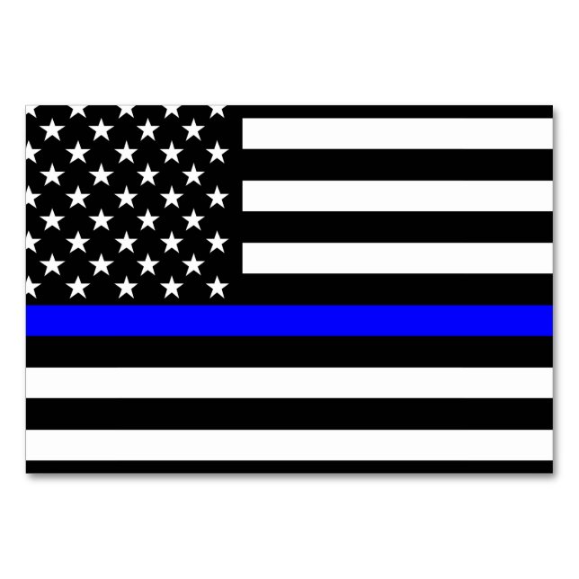 Thin Blue Line American Style Table Number (Front)