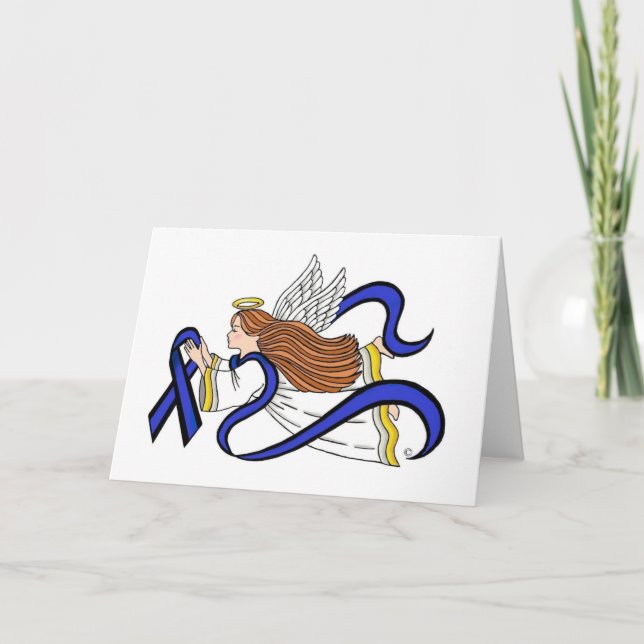 Thin Blue Line Angel Card (Front)