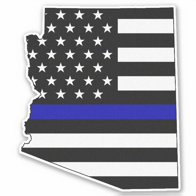 Thin Blue Line Arizona Flag (Front)