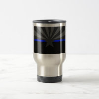 THIN BLUE LINE ARIZONA STATE FLAG COFFEE MUG