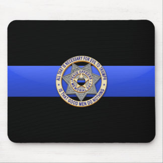 Thin Blue Line - Badge Mouse Mat