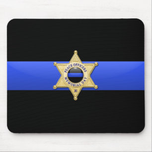 Thin Blue Line - Badge Mouse Mat
