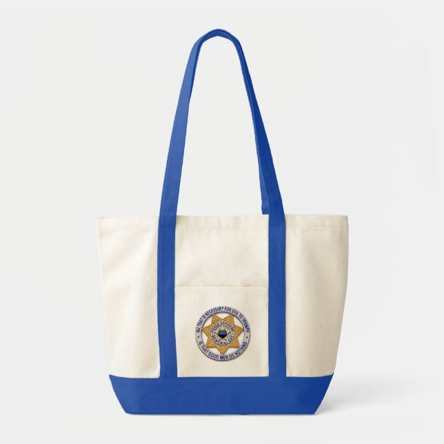 Thin Blue Line - Badge Shopping Bag (Front)