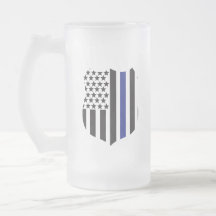 Thin Blue Line Badge, Support Police