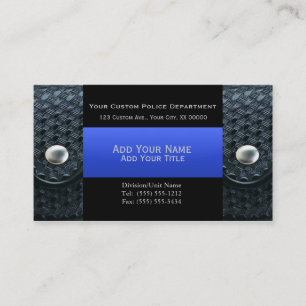 Thin Blue Line - Belt Keepers and Bullet Business Card