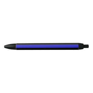 Thin Blue Line. Black Ink Pen