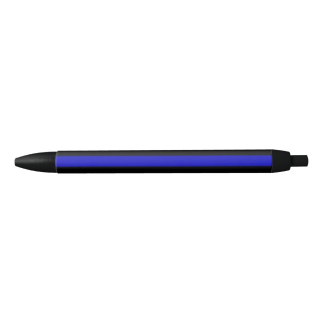 Thin Blue Line. Black Ink Pen (Front)