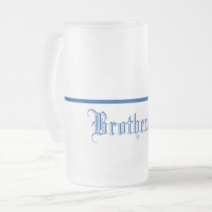 Thin Blue Line-Brotherhood-Frosted Mug
