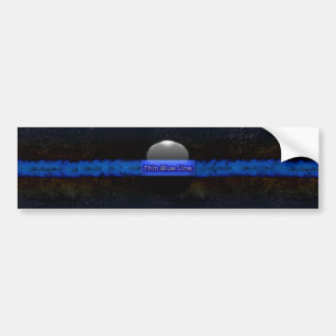 Thin Blue Line Bumper Sticker