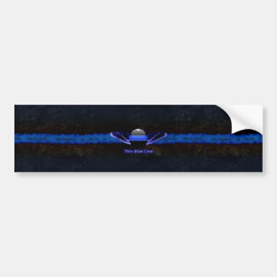 Thin Blue Line Bumper Sticker