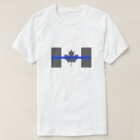 Thin Blue Line Canada flag law enforcement police