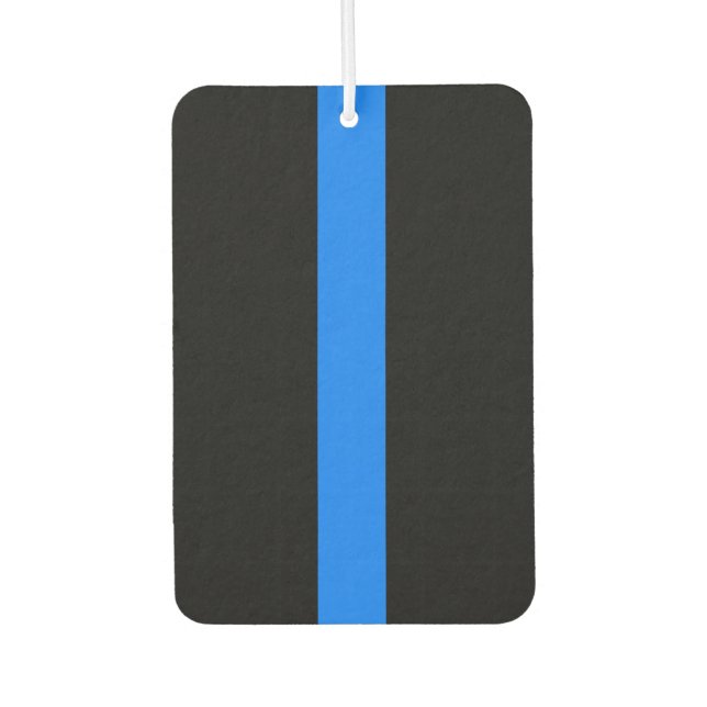 "THIN BLUE LINE" CAR AIR FRESHENER (Front)