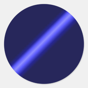 Thin Blue Line Classic Round Sticker
