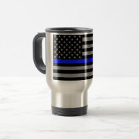 Thin Blue Line Coffee Mug
