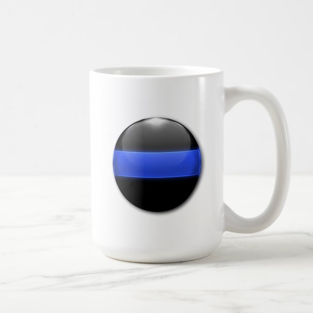 Thin Blue Line Coffee Mug (Right)