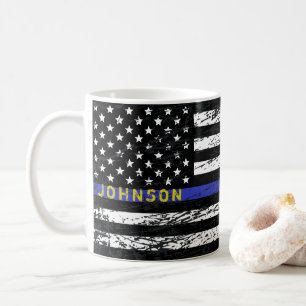 Thin Blue Line Coffee Mug