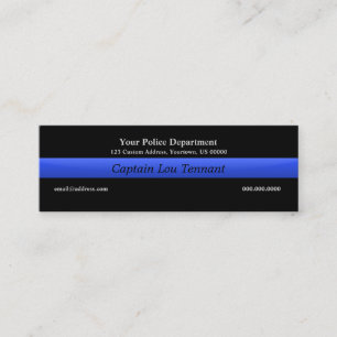 Thin Blue Line Custom Business Cards