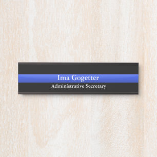 Thin Blue Line - Custom Door Sign