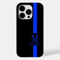Thin Blue Line Custom Monogram
