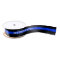 Thin Blue Line Custom White Text