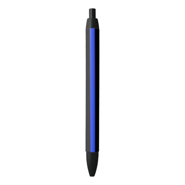 “THIN BLUE LINE” (customisable) Blue Ink Pen (Front Vertical)