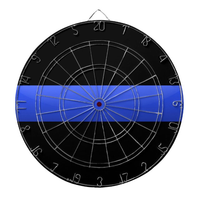 Thin Blue Line Dartboard (Front)