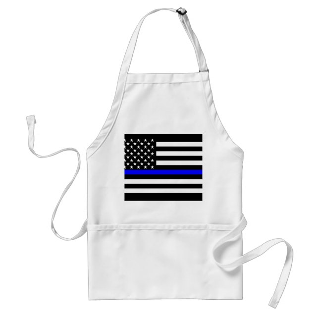 Thin Blue Line Display Decor Standard Apron (Front)
