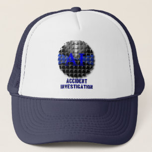 Thin Blue Line Div Symbol - Accident Investigatiom Trucker Hat