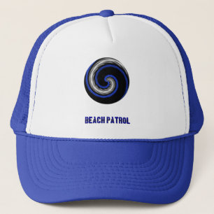 Thin Blue Line Divisional Symbol - Beach Patrol Trucker Hat