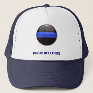 Thin Blue Line Divisional Symbol - Police PR Trucker Hat