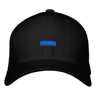 Thin Blue Line Embroidered Hat