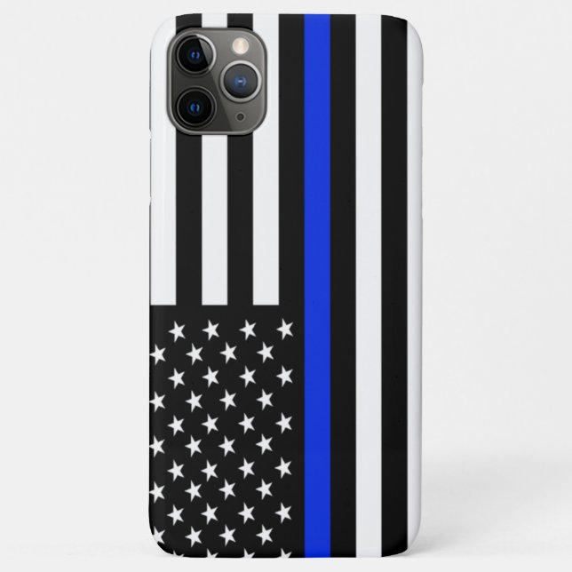 Thin Blue Line flag Case-Mate iPhone Case (Back)