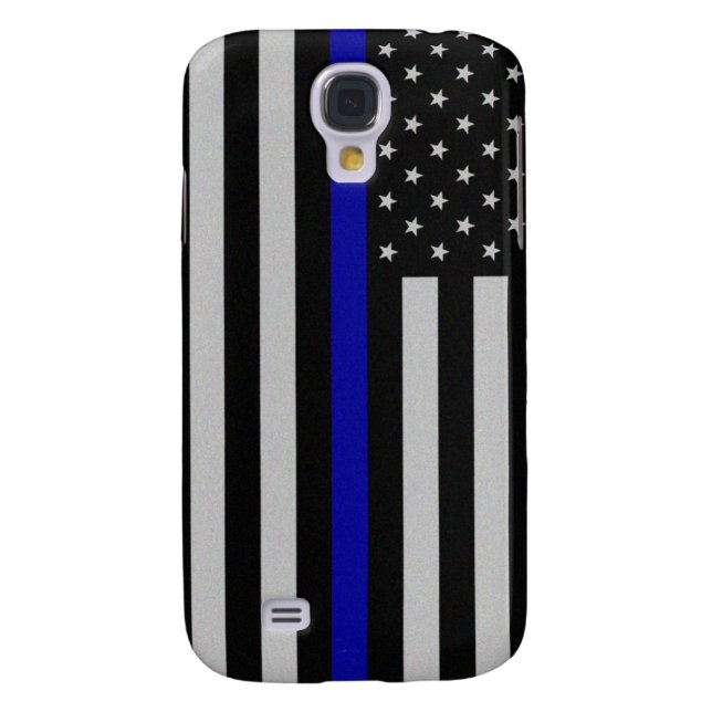 Thin Blue Line Flag Case-Mate Samsung Galaxy Case (Back)