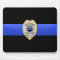 Thin Blue Line Flag & Gold Badge
