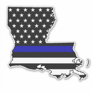Thin Blue Line Flag Louisiana