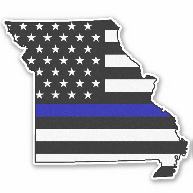 Thin Blue Line Flag Missouri (Front)